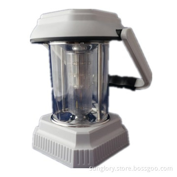 High Power LED Camping Light with Solar Panel for Mobile Phone Charger